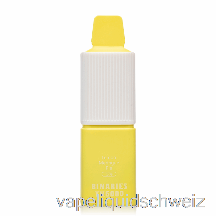 Horizon Binaries TH6000 Einweg Lemon Meringue Pie Vape Liquid E-Liquid Schweiz